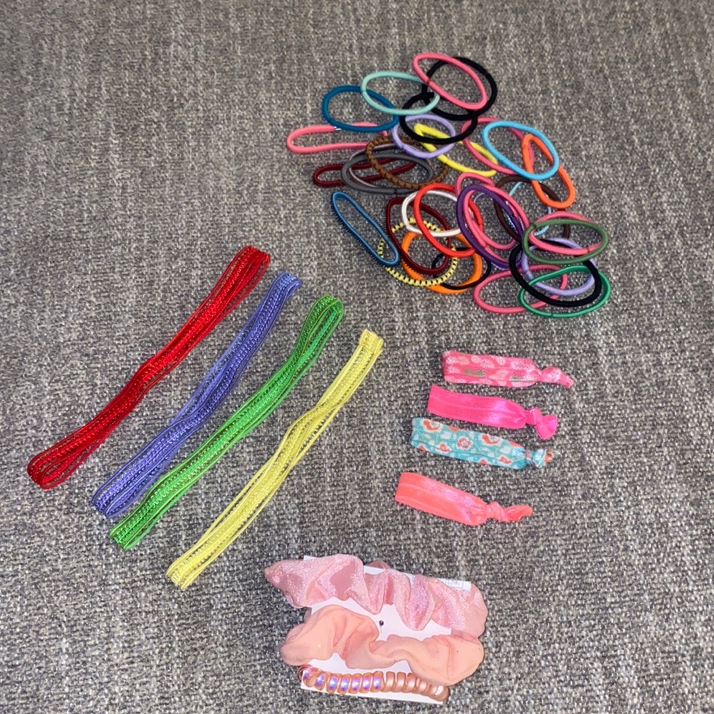 LARGE Lot of NEW Hair Accessories - Headbands, Scrunches and Hair Bands